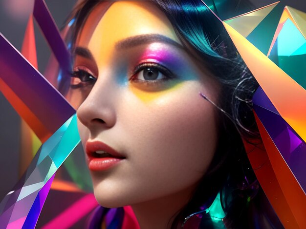[freepicdownloader.com]-beauty-transparency-as-light-passes-through-prism-creating-spectrum-colors-normal